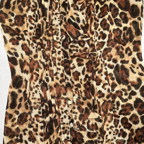 Guess Animal Print Spaghetti Strap Top - Picture 3 of 5